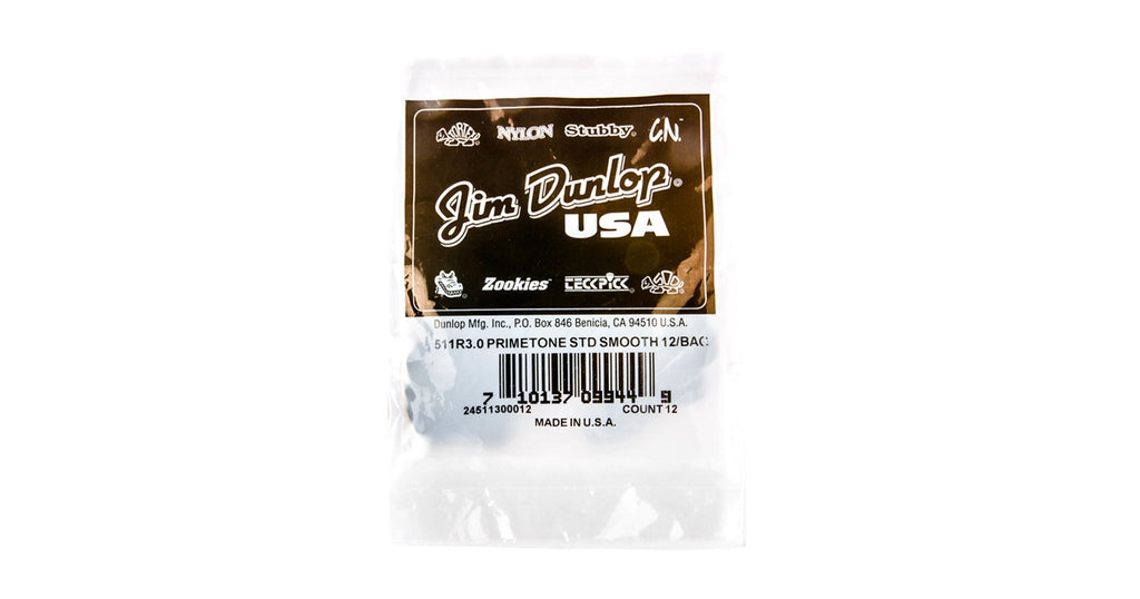 Dunlop 511R3.0 Primetone Standard (Smooth), Refill Bag/12