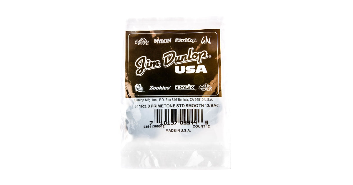 Dunlop 511R3.0 Primetone Standard (Smooth), Refill Bag/12