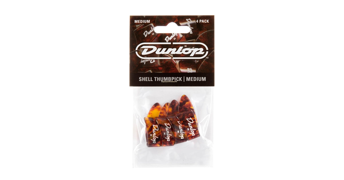 Dunlop 9022P THUMB MEDIUM - PLAYER'S PACK 4 PLETTRI