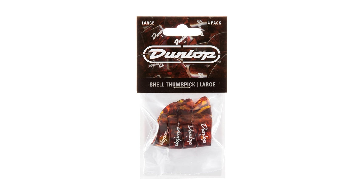 Dunlop 9023P THUMB LARGE - PLAYER'S PACK 4 PLETTRI