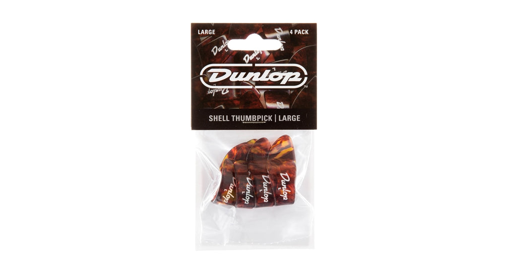 Dunlop 9023P THUMB LARGE - PLAYER'S PACK 4 PLETTRI
