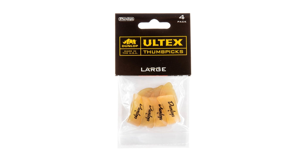 Dunlop 9073P ULTEX THUMB PICK LARGE-PLAYER'S CONFEZIONE DA 4