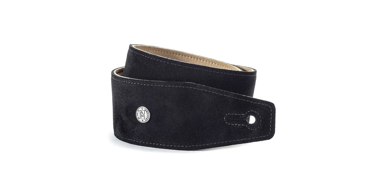 Dunlop BMF-S01 STRAP SUEDE EBONY