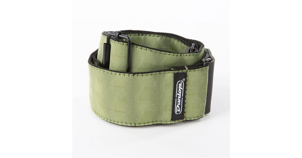 Dunlop D6710 Tracolla Jacquard Hexagon Echo Olive