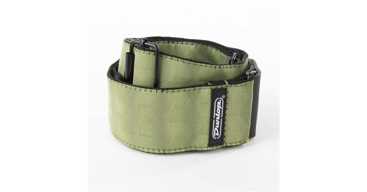 Dunlop D6710 Tracolla Jacquard Hexagon Echo Olive