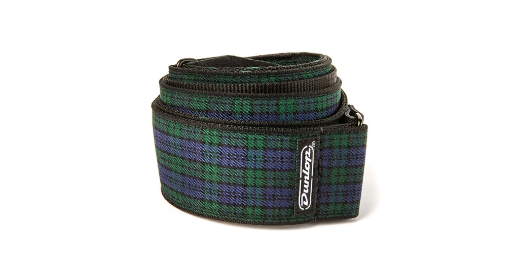 Dunlop D6731 Tracolla Jacquard Black Watch Plaid