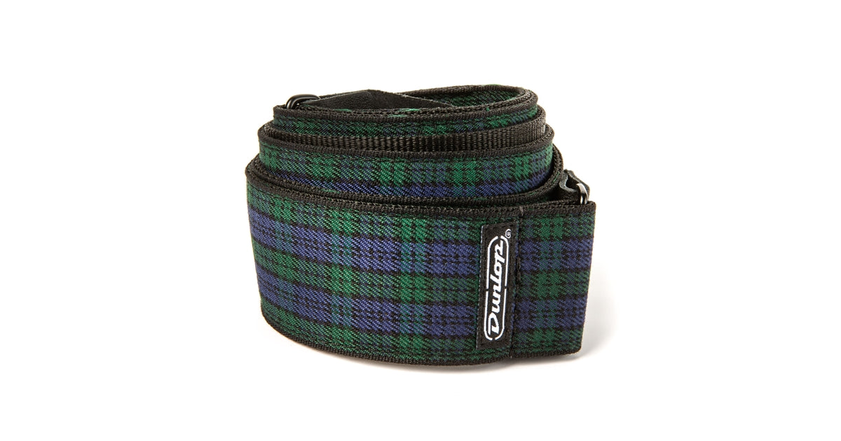 Dunlop D6731 Tracolla Jacquard Black Watch Plaid