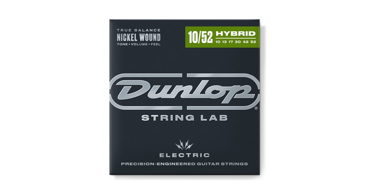 Dunlop DEN1052 Nickel Plated Steel, Light /Heavy, Set/6