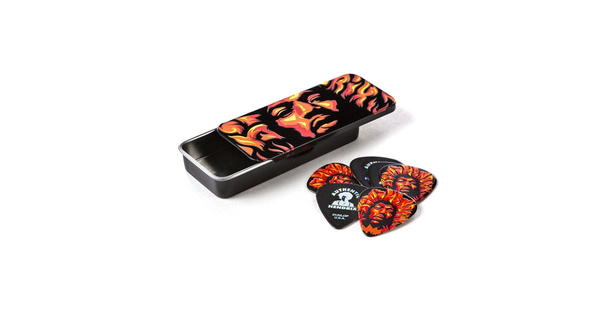 Dunlop JH-PT14H Hendrix Voodoo Fire Pick Tin