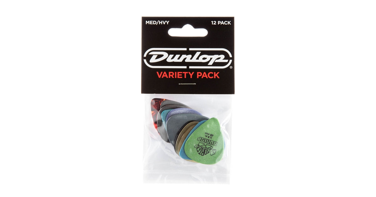 Dunlop PVP102 MED/HEAVY Variety Pack (busta da 12 plettri)