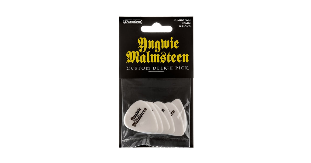 Dunlop YJMP01WH Malmsteen Custom Delrin Pick 1.5mm 6pc