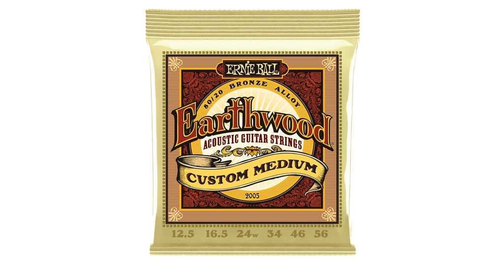 Ernie Ball 2005 Earthwood Custom Medium Bronze 80/20