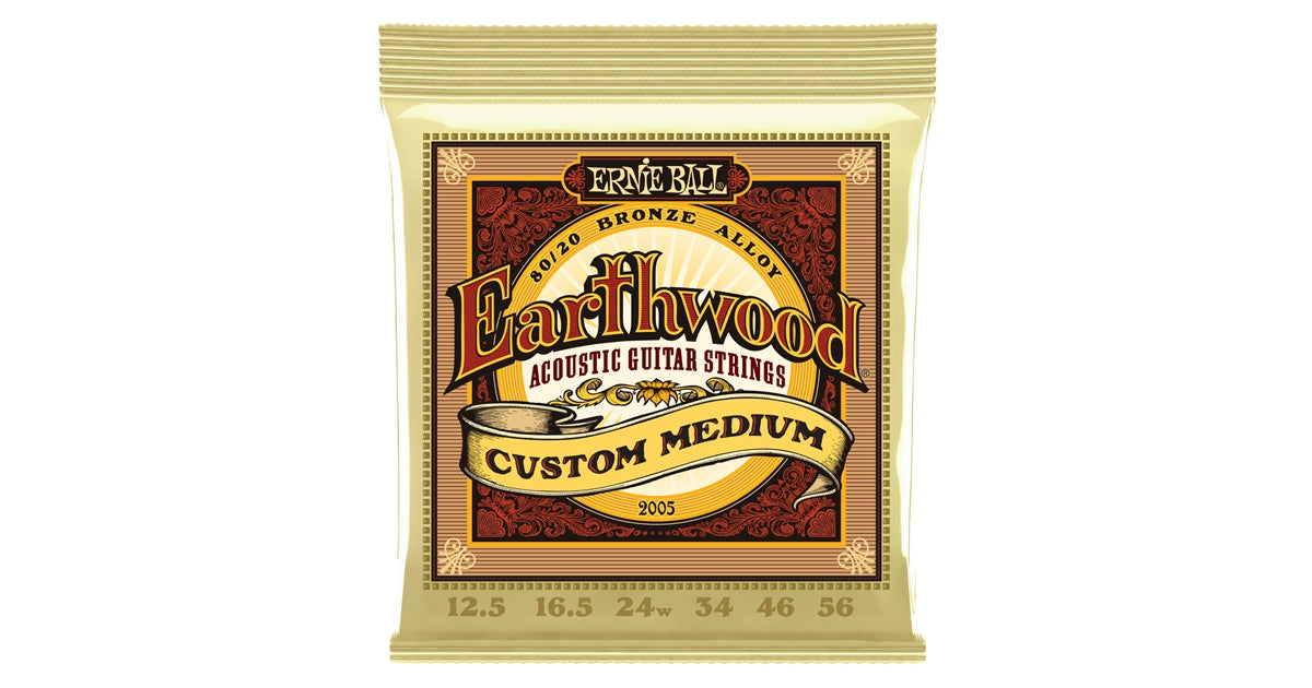 Ernie Ball 2005 Earthwood Custom Medium Bronze 80/20