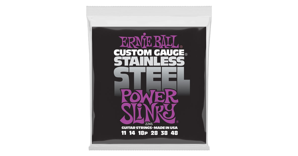 Ernie Ball 2245 Stainless Steel Power Slinky 11-48