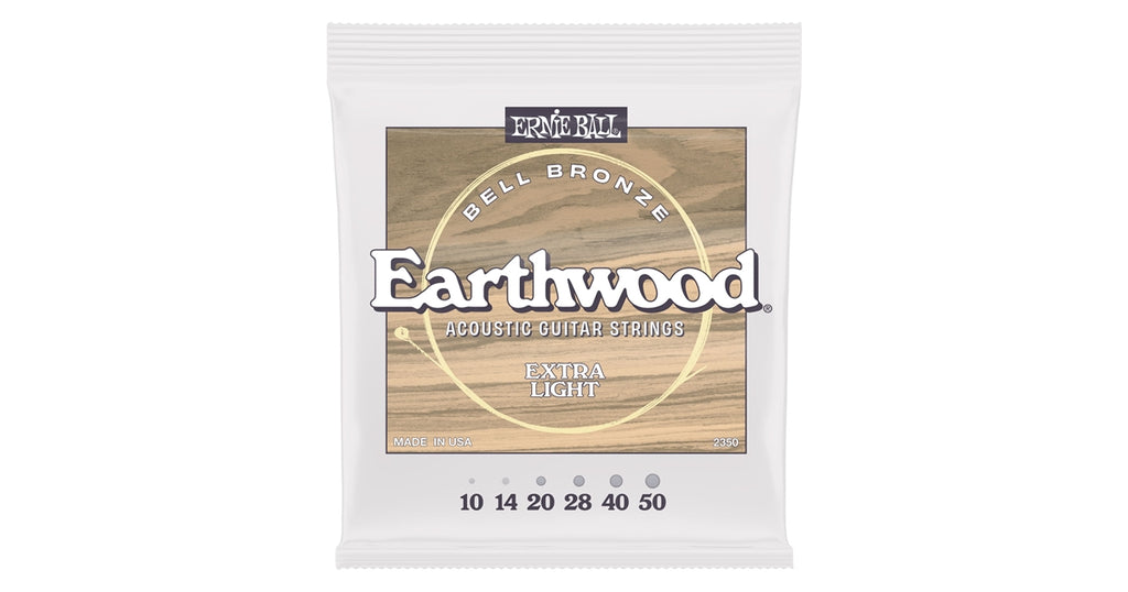 Ernie Ball 2350 Earthwood Bell Bronze Acoustic Extra Light 10-50