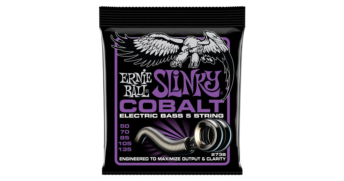 Ernie Ball 2738 Power Slinky Cob 5 Bass 50-135