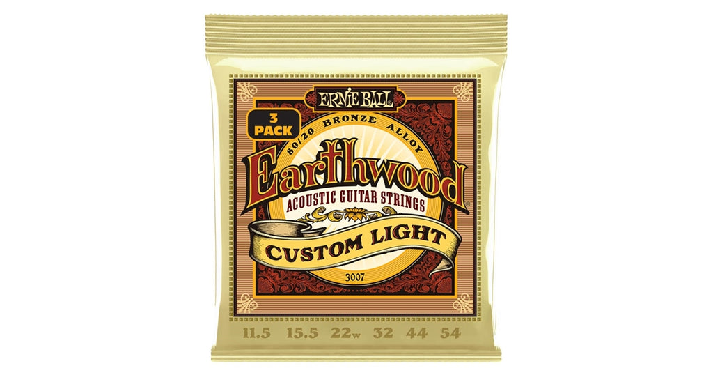 Ernie Ball 3007 Earthwood Custom Light 8020 11.5 54