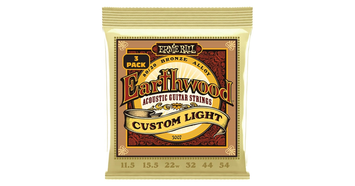 Ernie Ball 3007 Earthwood Custom Light 8020 11.5 54