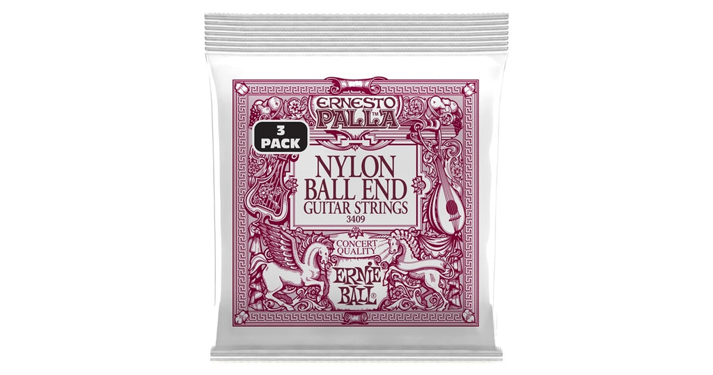 Ernie Ball 3409 Ernesto Palla Bk Gold Ball  3 Pk