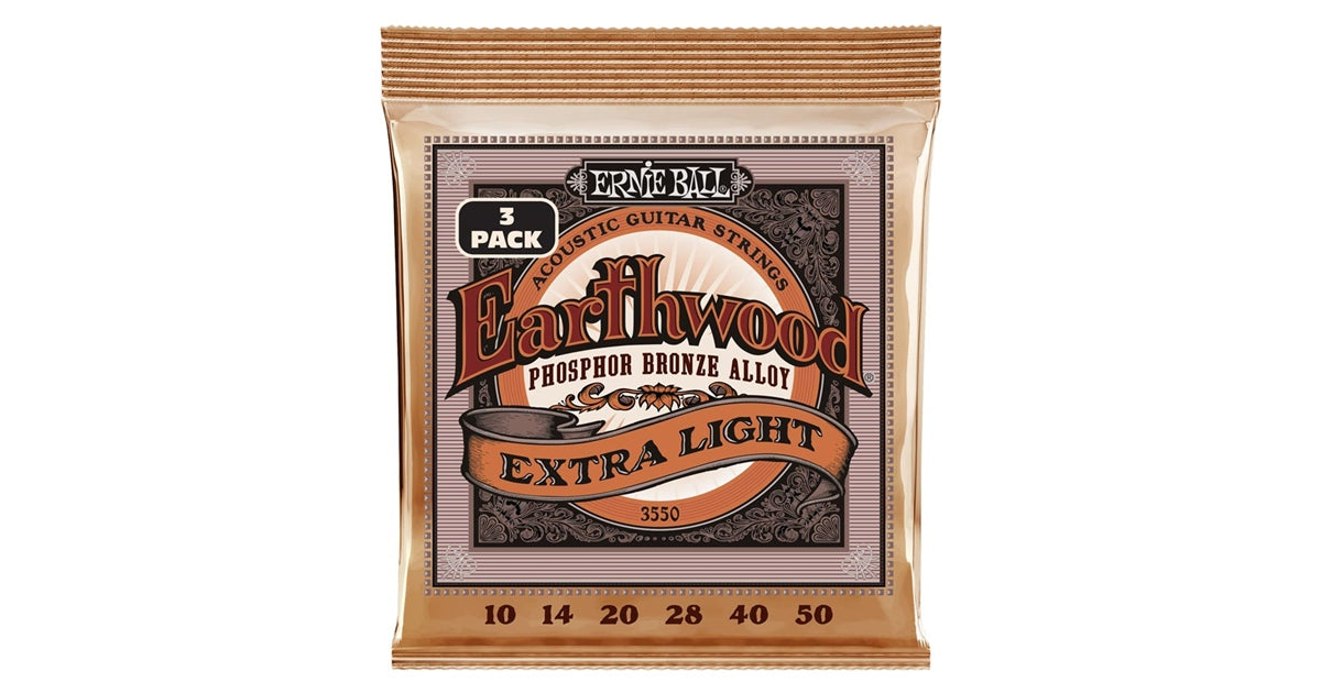 Ernie Ball 3550 Erthwd Extra Light Phos 10 50