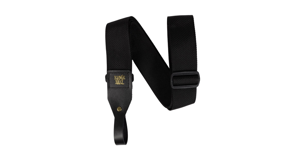Ernie Ball 5365 Polypro Acoustic Gtr Strap Black
