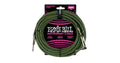 Ernie Ball 6077 Cavo Braided Black/Green 3,05 m