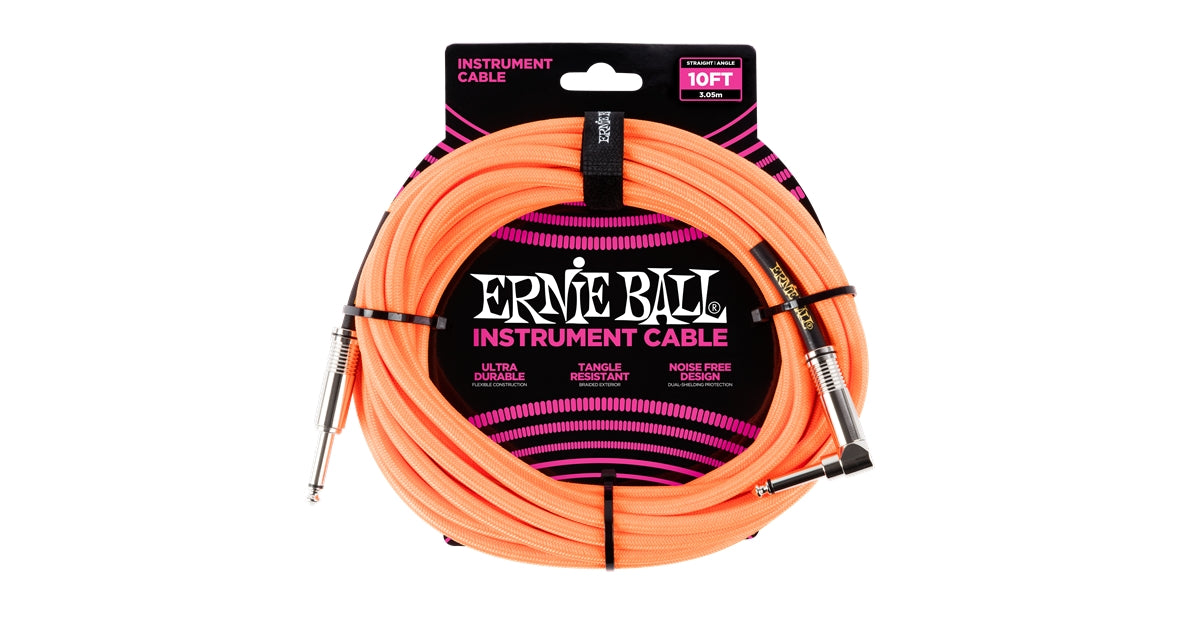 Ernie Ball 6079 Cavo Braided Neon Orange 3,05 m
