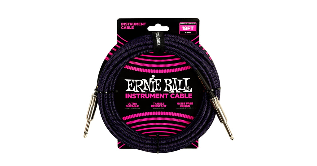 Ernie Ball 6395 Braided Straight Straight 5.5m