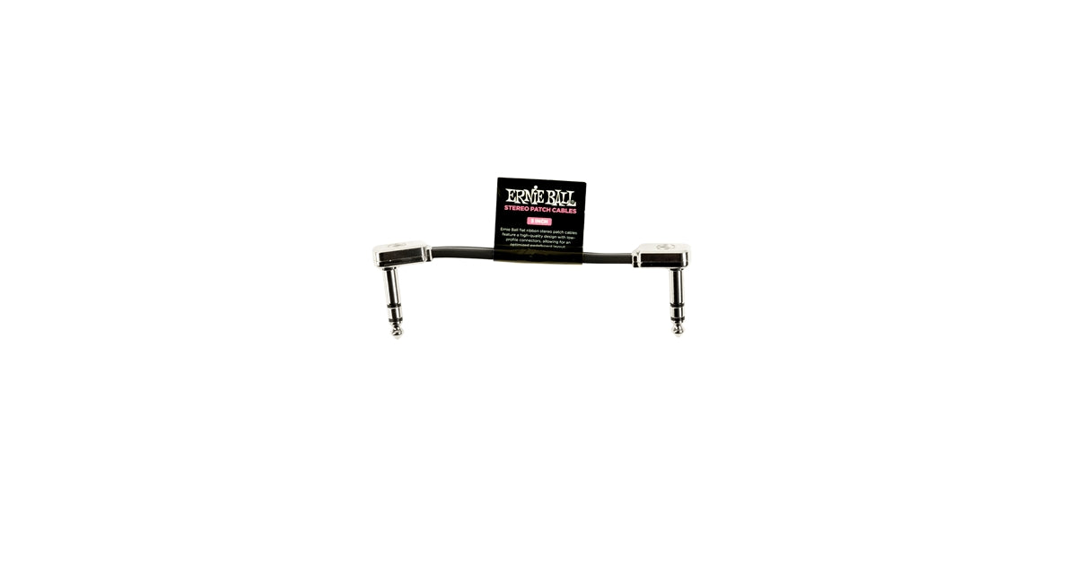 Ernie Ball 6407 Single Flat Ribbon Stereo Patch Cable 7,62cm