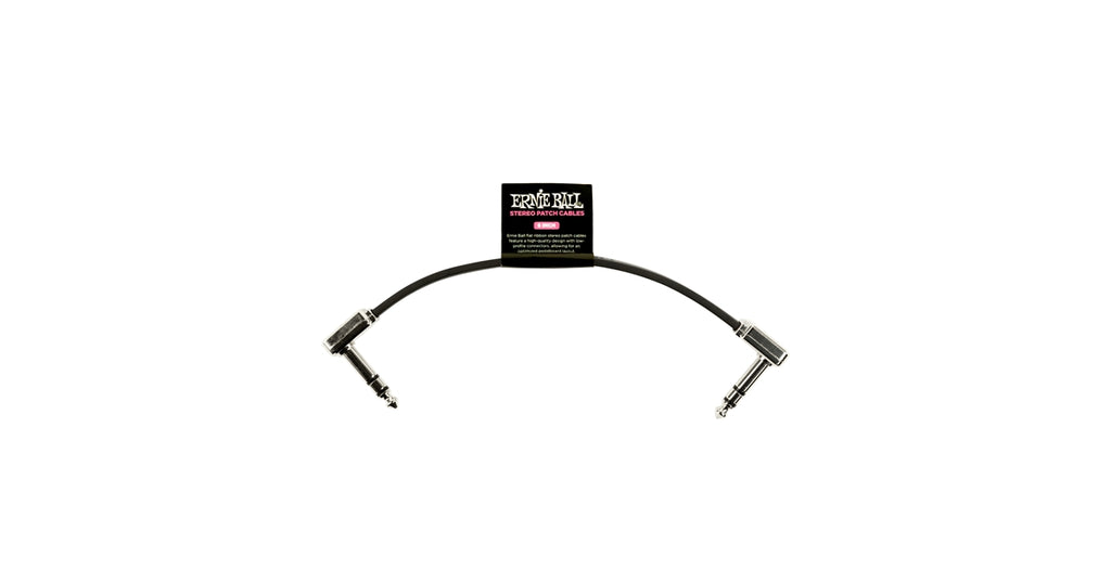 Ernie Ball 6408 Single Flat Ribbon Stereo Patch Cable 15.24cm