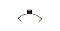 Ernie Ball 6408 Single Flat Ribbon Stereo Patch Cable 15.24cm