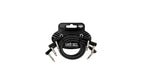 Ernie Ball 6445 Flex Patch Cable Black 30cm 3pk