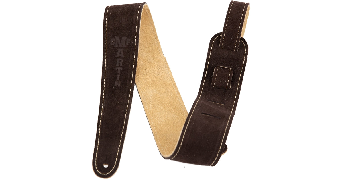 Martin & Co. 18A0017 Suede Leather Strap, Black
