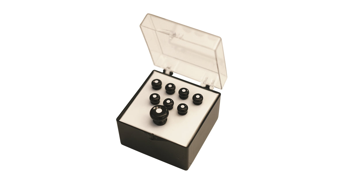 Martin & Co. 18APP21 Set Pin Black, White Inlay