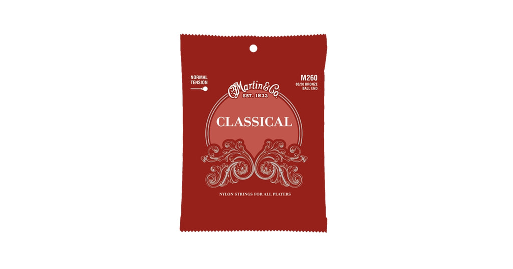 Martin & Co. M260 Classical Guitar Normal Tension "ball end" 28-43