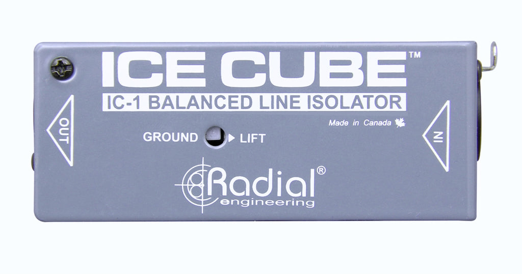 Radial Engineering IceCube™ IC-1 Isolatore di Linea Bilanciato e Hum Eliminator
