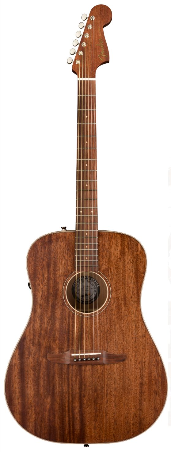 Fender Redondo Special All Mahogany Chitarra Acustica Elettrificata Con Bag