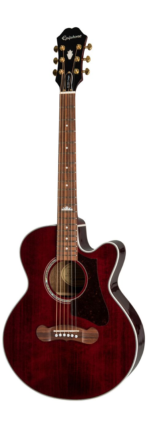 Epiphone EJ200 Coupe Wine Red