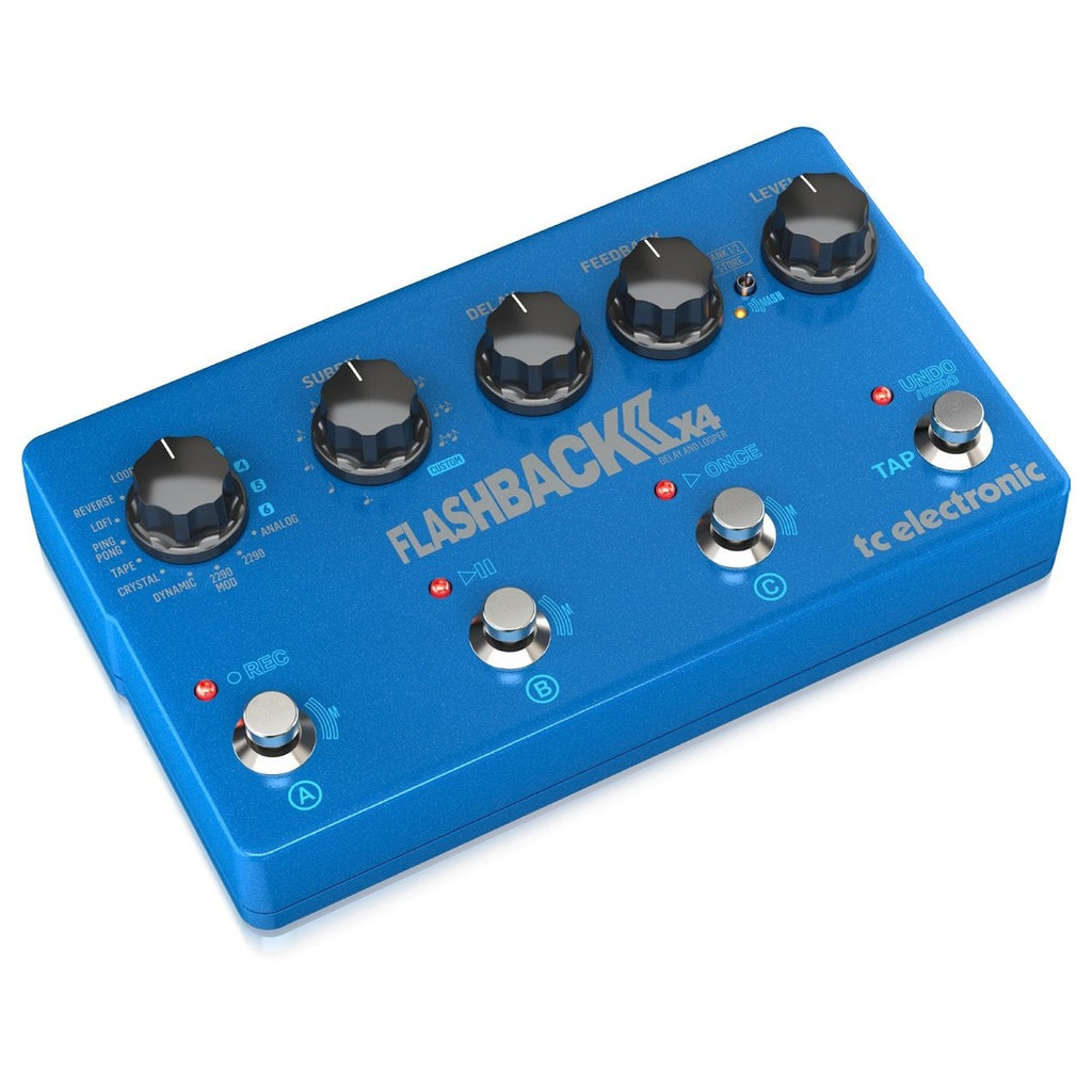 Tc Electronic Flashback 2 X4 Delay Looper Midi Usb Toneprint with Mash technology