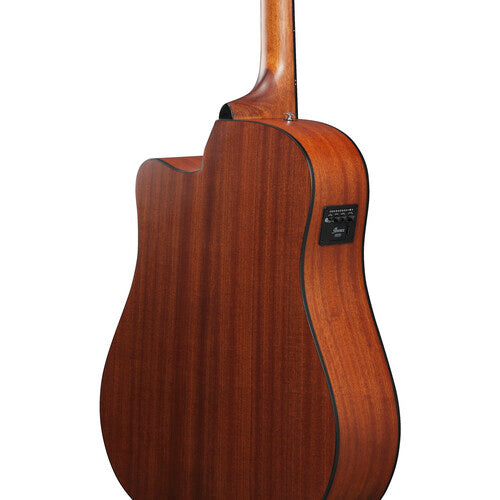 Ibanez AAD50CE Natural Low Gloss Chitarra Acustica Elettrificata