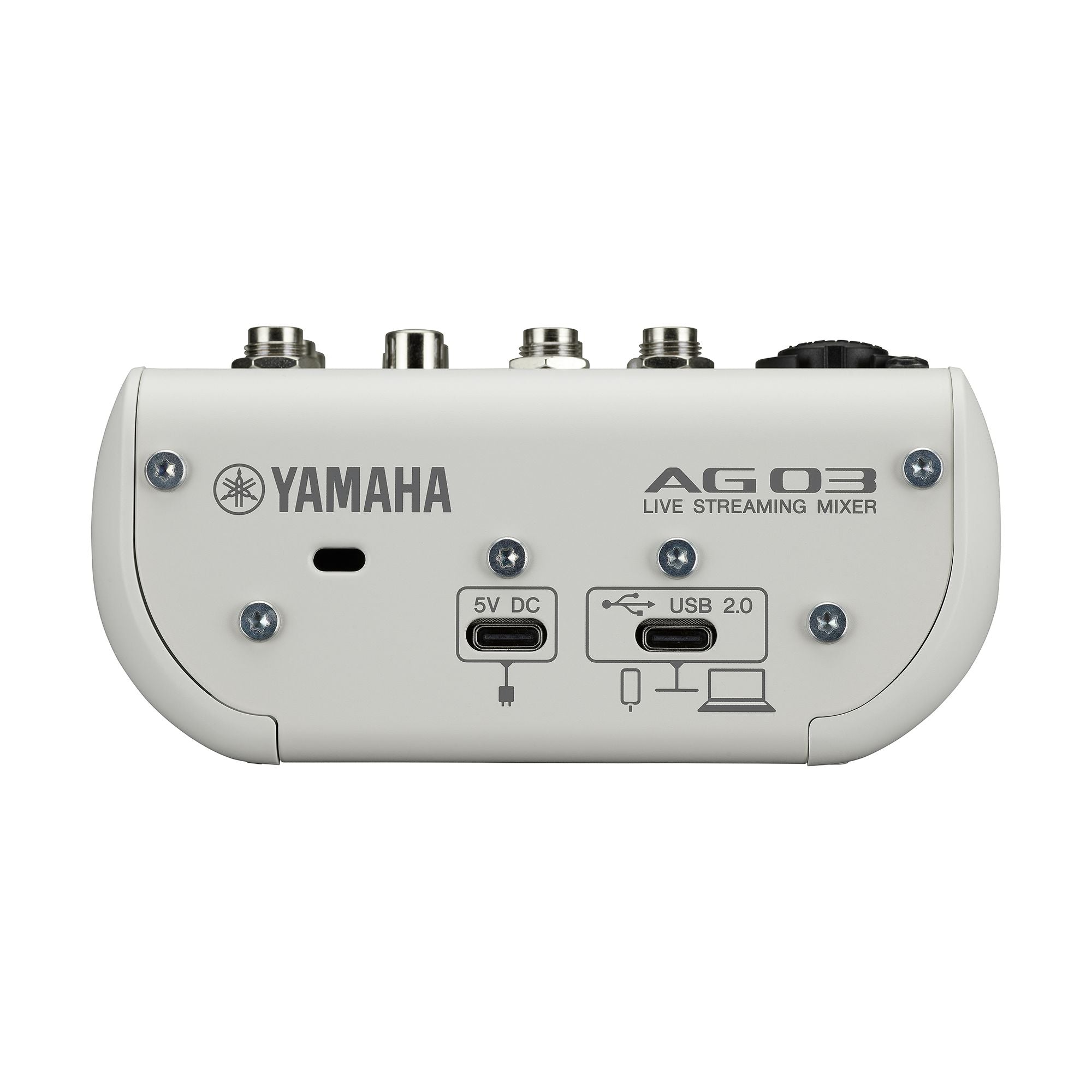 Yamaha Ag03Mk2 Mixer 3 Canali Live Streaming con Usb ed Interfaccia Audio White