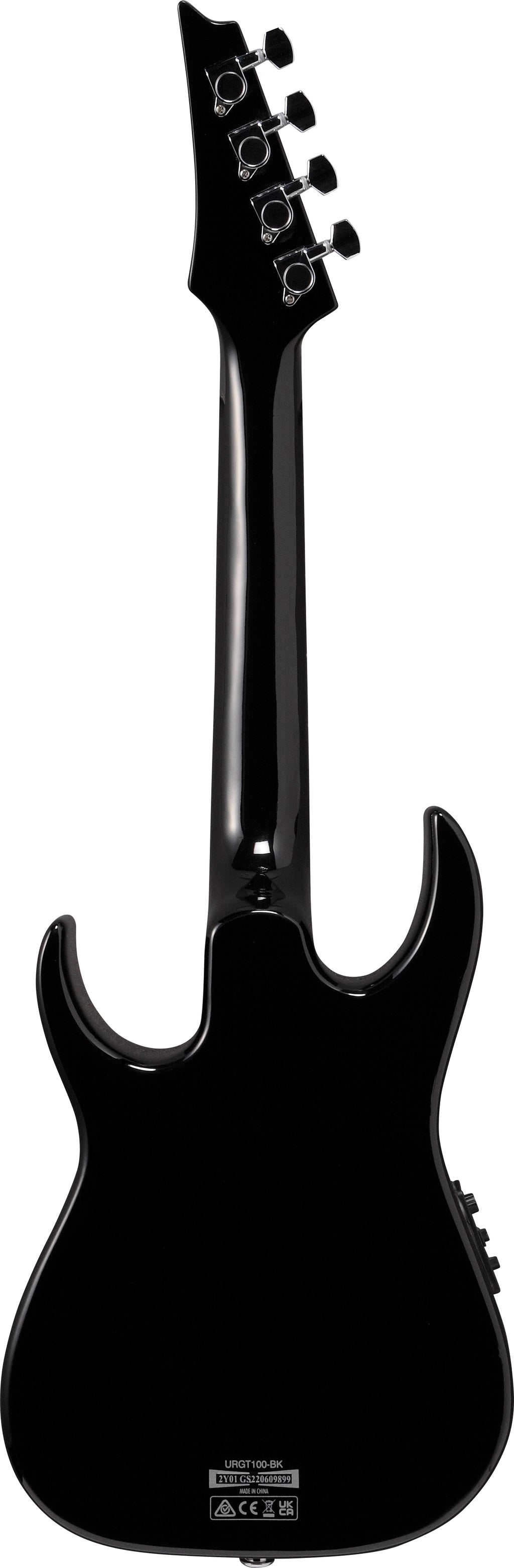 Ibanez URGT100 Ukulele Tenore Elettrificato Black High Gloss