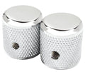 Fender Pure Vintage 58 Telecaster Knurled Knobs Chrome Set 2