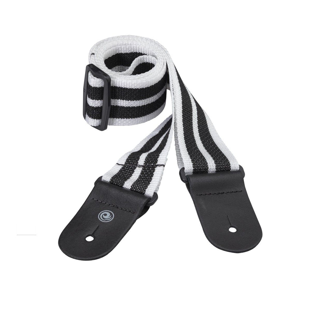 Planet Waves Black and White guitar strap