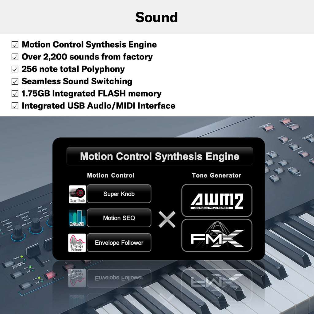 Yamaha MODX6+ Synthesizer Keyboard