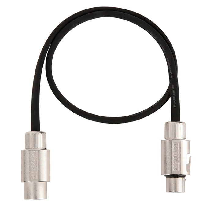 Rockboard Flat Patch Xlr Cable Black 60cm