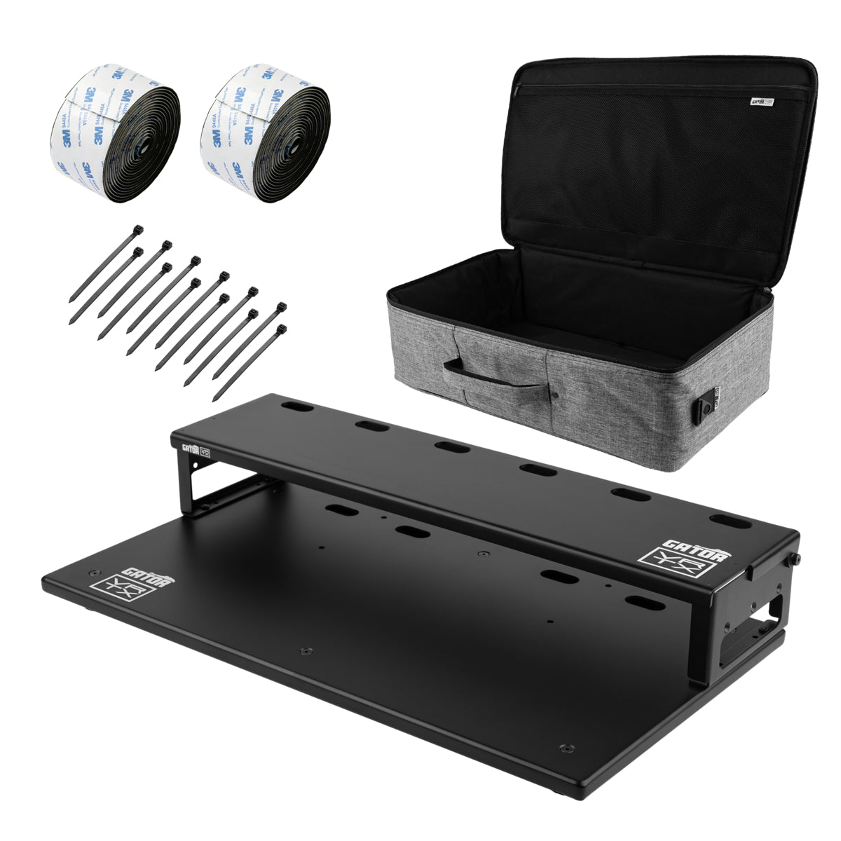 Gator Cases GV-TC2313R2-GB Rig Doctor Pedaliera 23" X 13" Due Livelli
