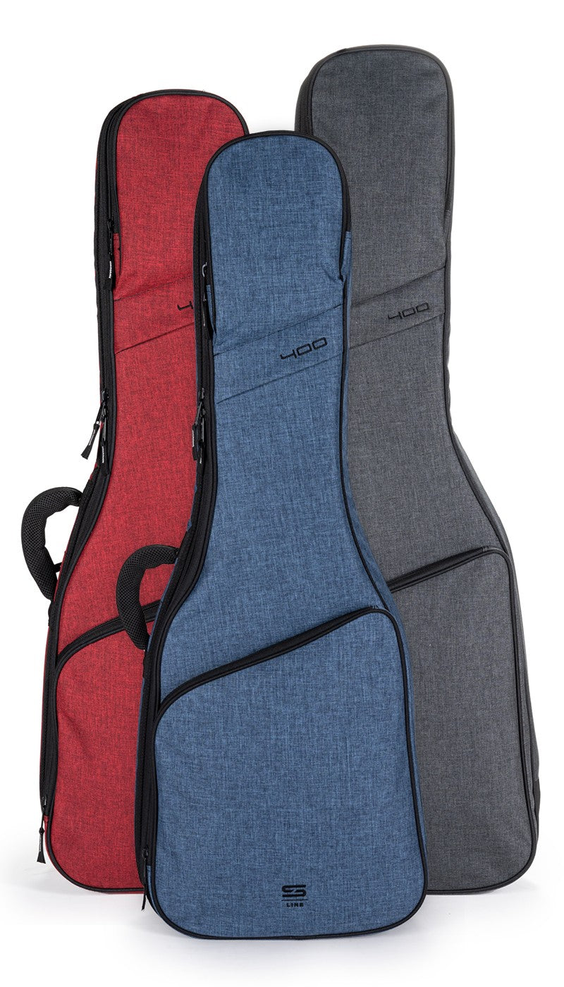 Stefy Borsa per Chitarra Elettrica Blu Imbottitura 25 mm