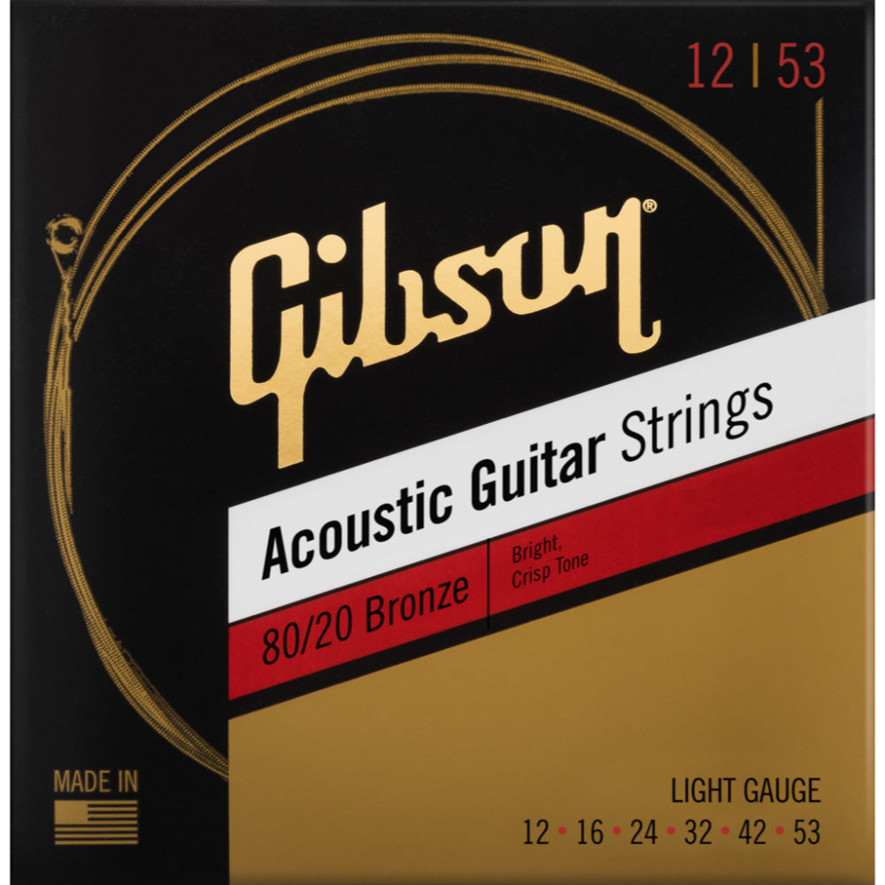 Gibson Accessories SAG-BRW12 80/20 Bronze Light 12-53
