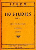 STURM 110 Studies op. 20 volume 2 for String Bass